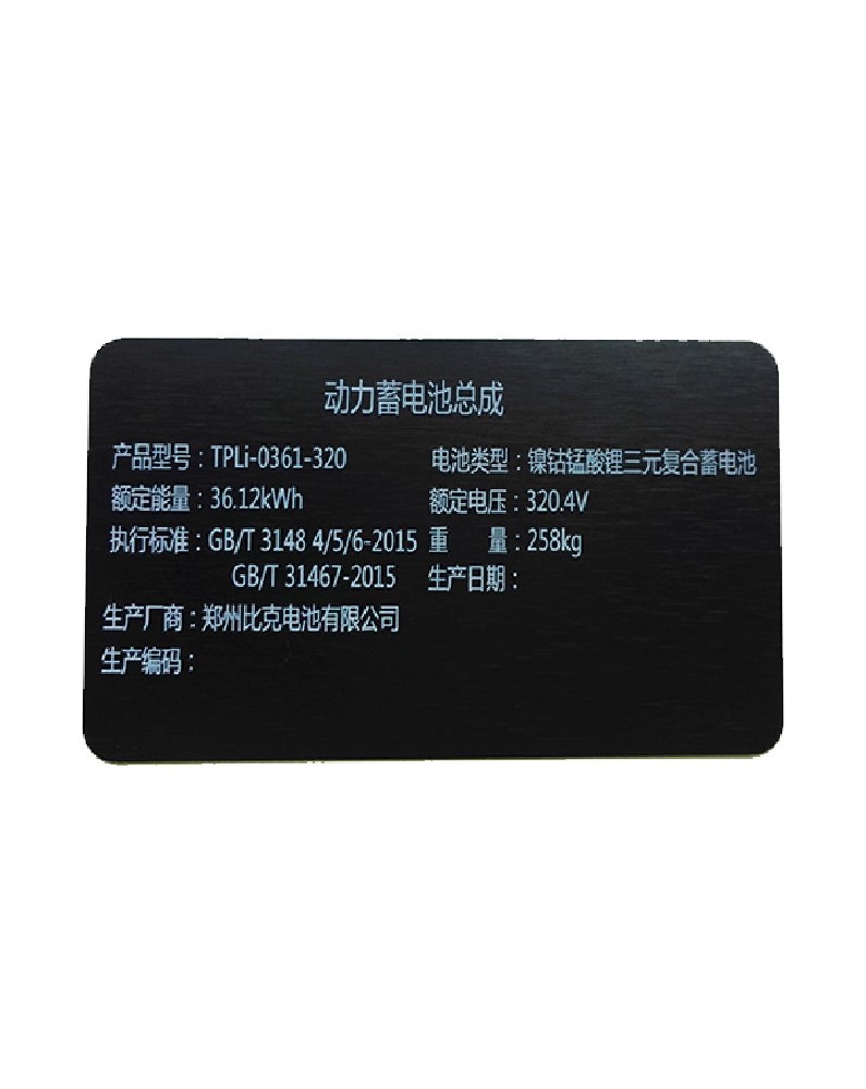 Nameplate products